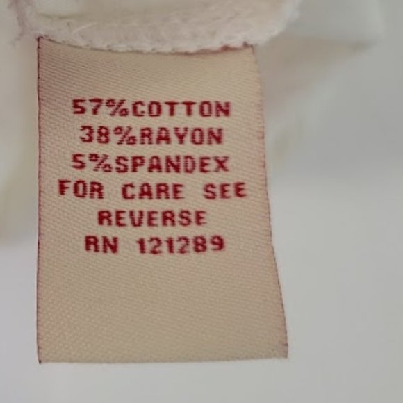 Reba cream‎ tunic top with 3/4 sleeves and beaded strands XL - Picture 7 of 8